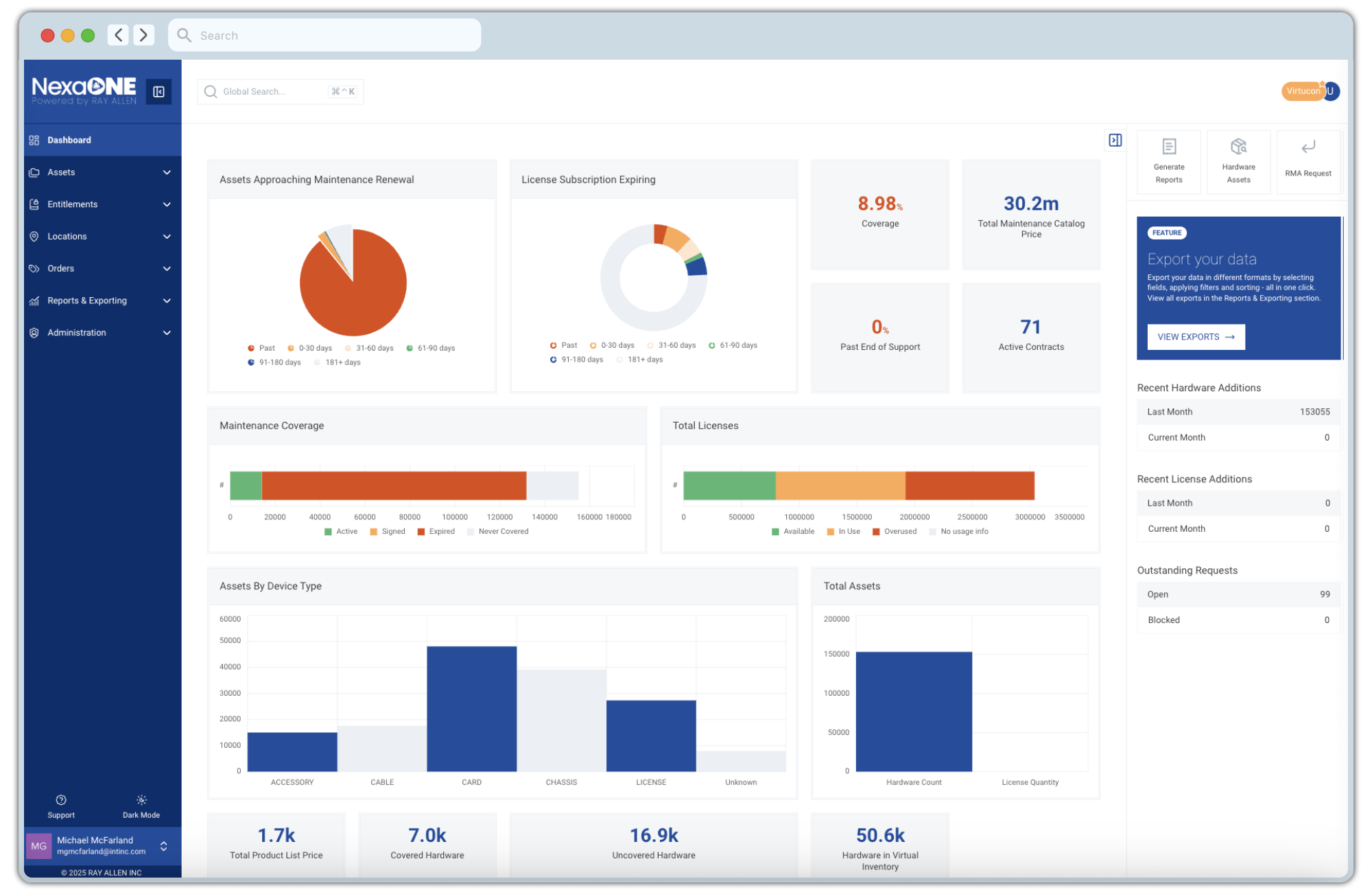 RAI - Demo Request - NexaONE screenshot